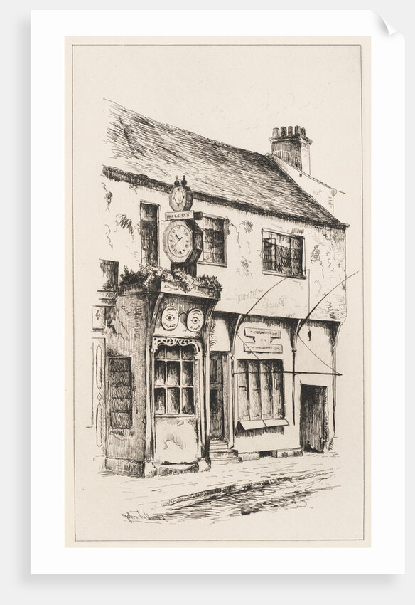 Shop in an Old House, Lichfield Street, Wolverhampton by John Fullwood